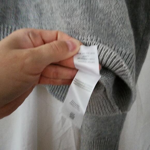 Rails Percy Heather Gray Animal Star Sweater L preppy casual relaxed fit cotton - Picture 5 of 9